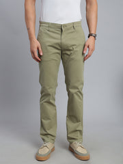 Sage Green Comfort Slim Fit Chinos Paint