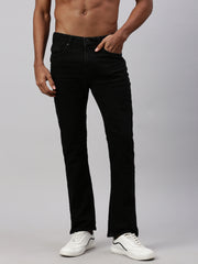 Black Row Wash bootcut Jeans