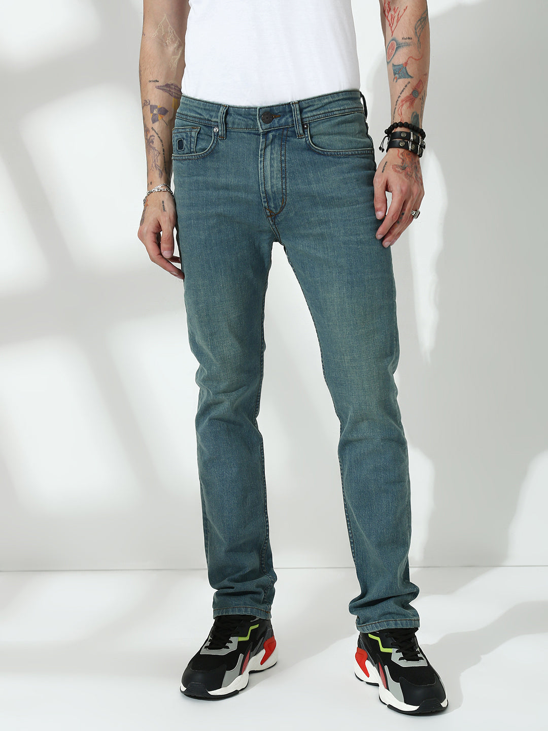 Vintage Blue Comfort slim  Stretchable Jeans