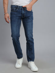 Dark Blue Comfort Slim Fit Stretchable Jeans
