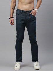 Dark Gray Straight Stretchable Jeans