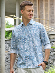 Printed Full Sleeve Shirt Without Pocket