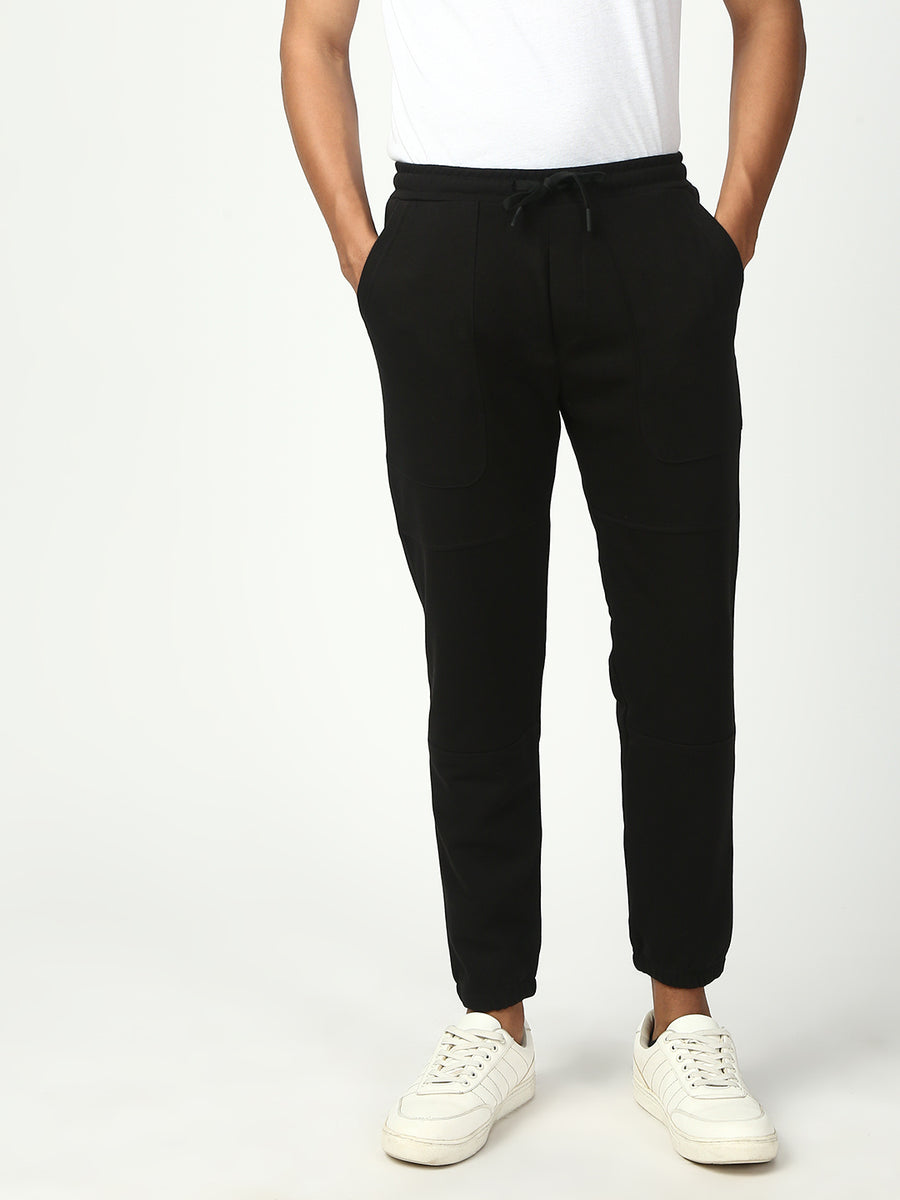Black Slim Fit Stretchable Jogger