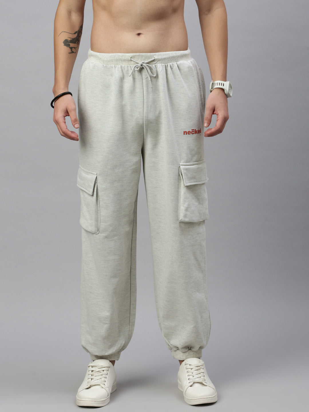 Off White Cotton Oversize Lower