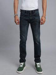Dark Blue Vintage Comfort Slim Fit Stretchable Jeans