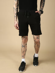 Black Relax Fit Shorts