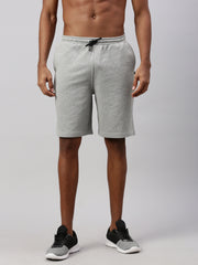 Gray Regular Fit Shorts For Men’s