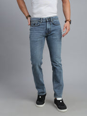 Blue Vintage Comfort Slim Fit Stretchable Jeans