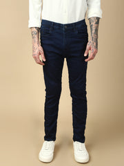 Navy Blue Skinny Fit Stretchable Jeans