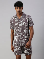 Printed Regular Fit Co-Ords For Men’s