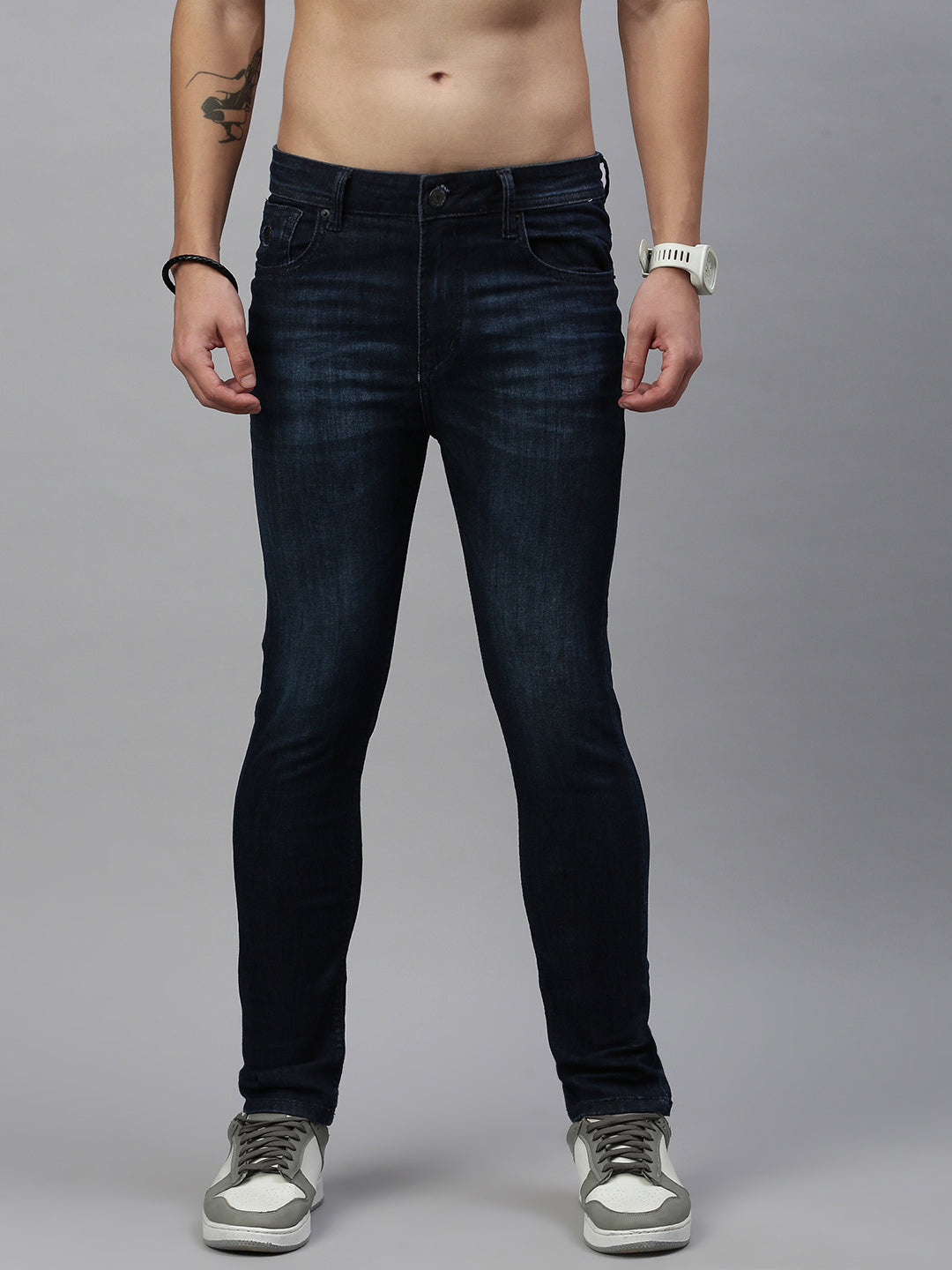 Vintage Blue Skinny Stretchable Jeans