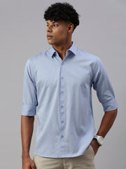 Sky Blue Full Sleeve Shartin Shirt Without Pocket