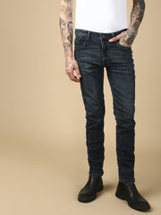 Vintage Mild Blue Slim Fit Stretchable Jeans