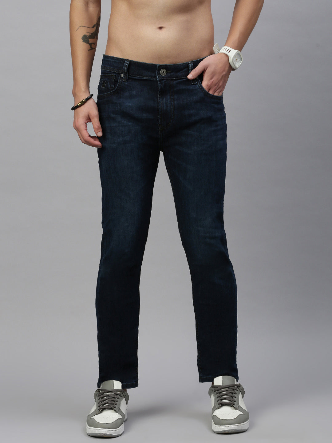 Vintage Blue Skinny Stretchable Jeans
