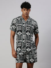 Printed Regular Fit Co-Ords For Men’s