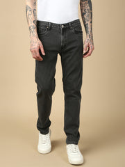 Vintage Black Slim Fit Stretchable Jeans