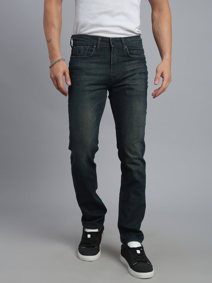 Dark Blue Comfort Slim Fit Stretchable Jeans