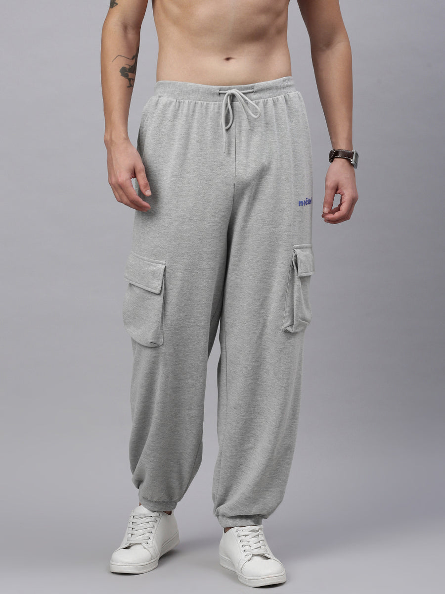 Light Gray Cotton Oversize Lower