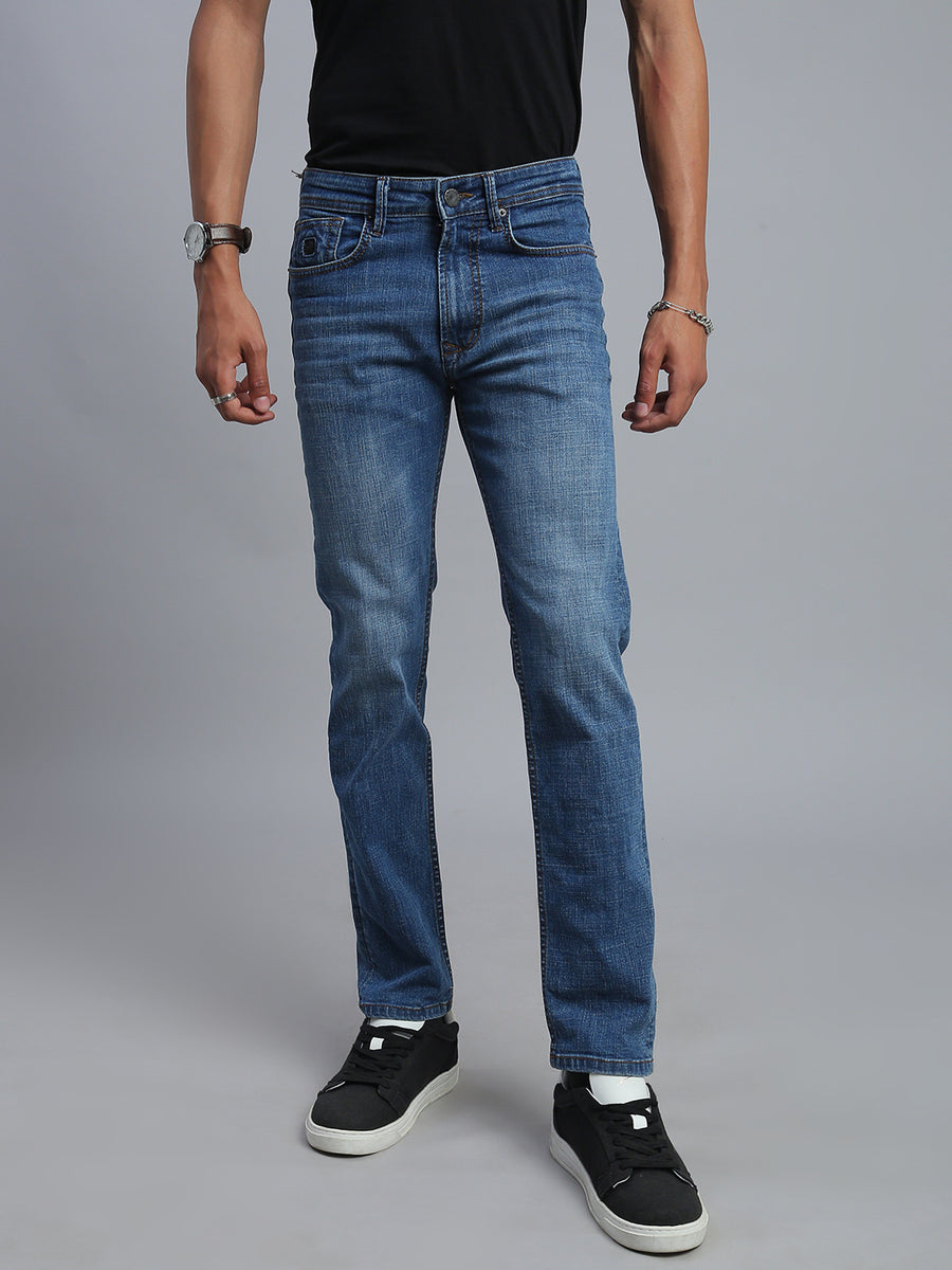 Mild Blue Comfort Slim Fit Stretchable Jeans