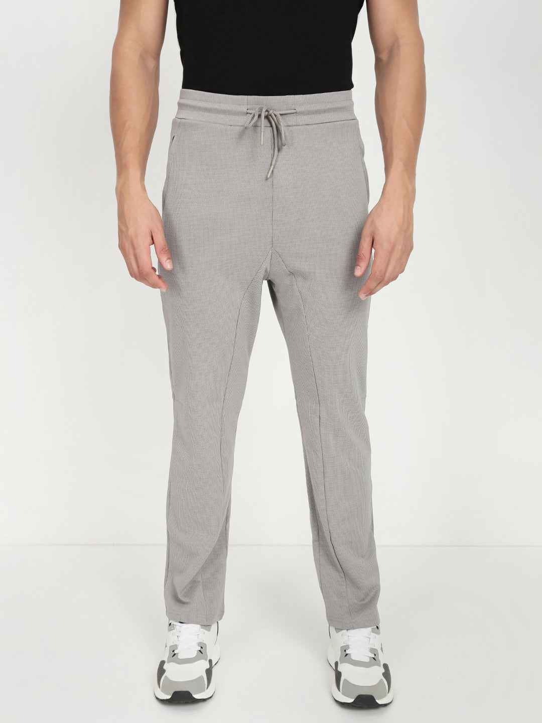 Grey  Relax Fit Cross Pocket Lower