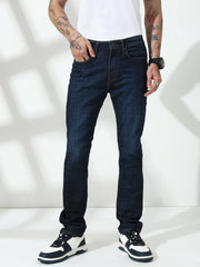 Blue  Slim Fit Stretchable Jeans