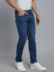 Royal Blue Comfort Slim Fit Stretchable Jeans