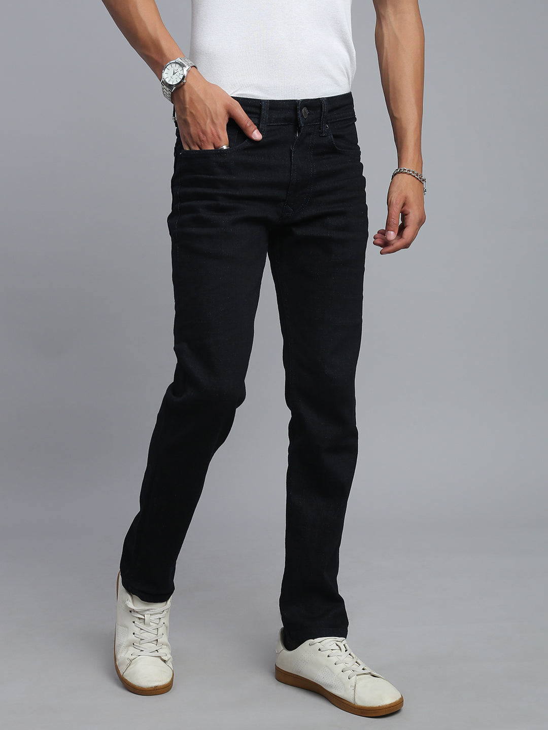 Dark Blue Comfort Slim Fit Stretchable Jeans