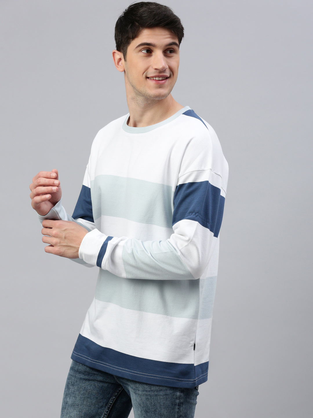Stripe Sweat Shirt
