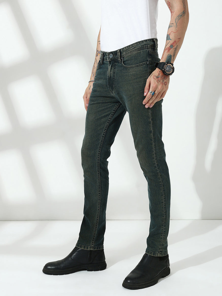 Khakhi / Vintage Slim Fit  Jeans