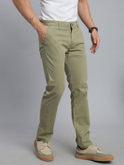 Sage Green Comfort Slim Fit Chinos Paint