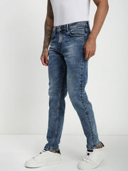 Mild Blue Slim Fit Stretchable Jeans