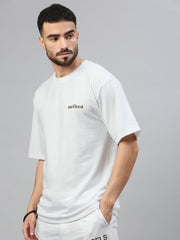 Printed Round Neck Oversize Half Sleeve T-Shirt