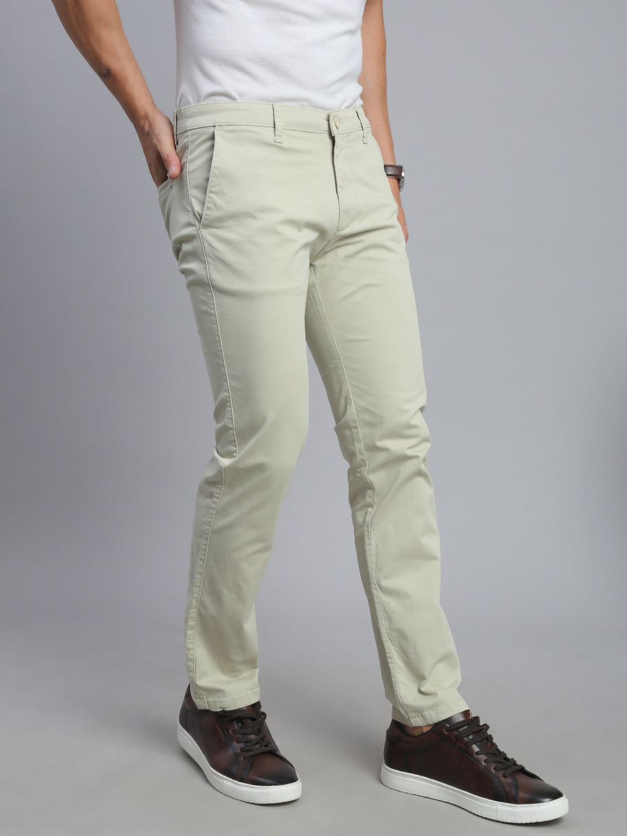 Ivory Comfort Slim Fit Chinos Paint