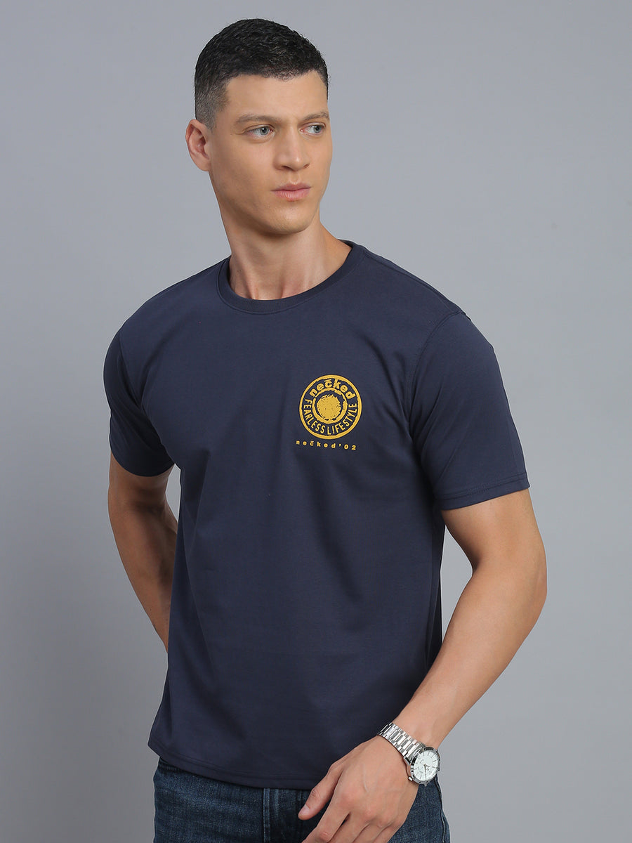 Blue Polo Cotton T-Shirt