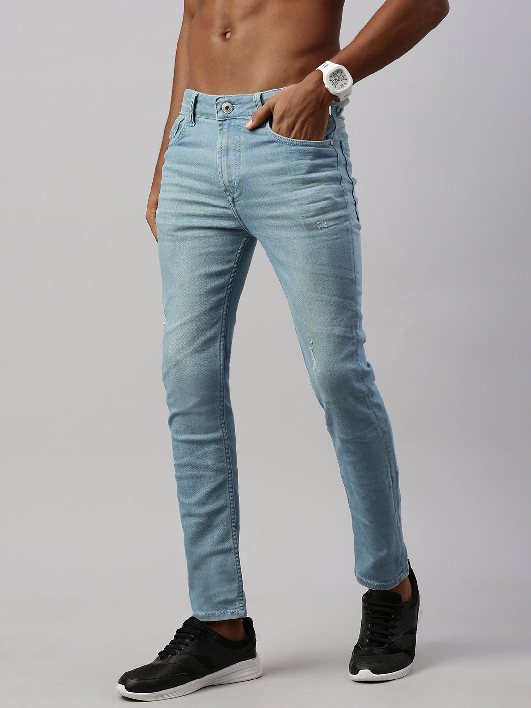 Vintage Light Blue Skinny Stretchable Jeans
