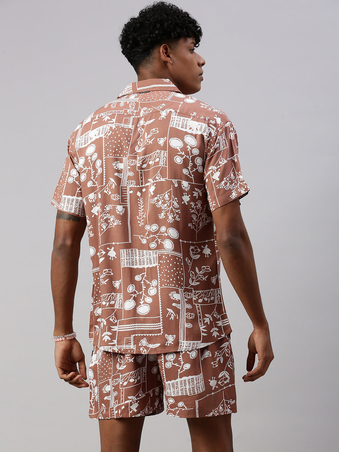 Printed Regular Fit Co-Ords For Men’s