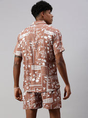 Printed Regular Fit Co-Ords For Men’s