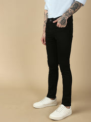 Black Slim Fit Stretchable Jeans