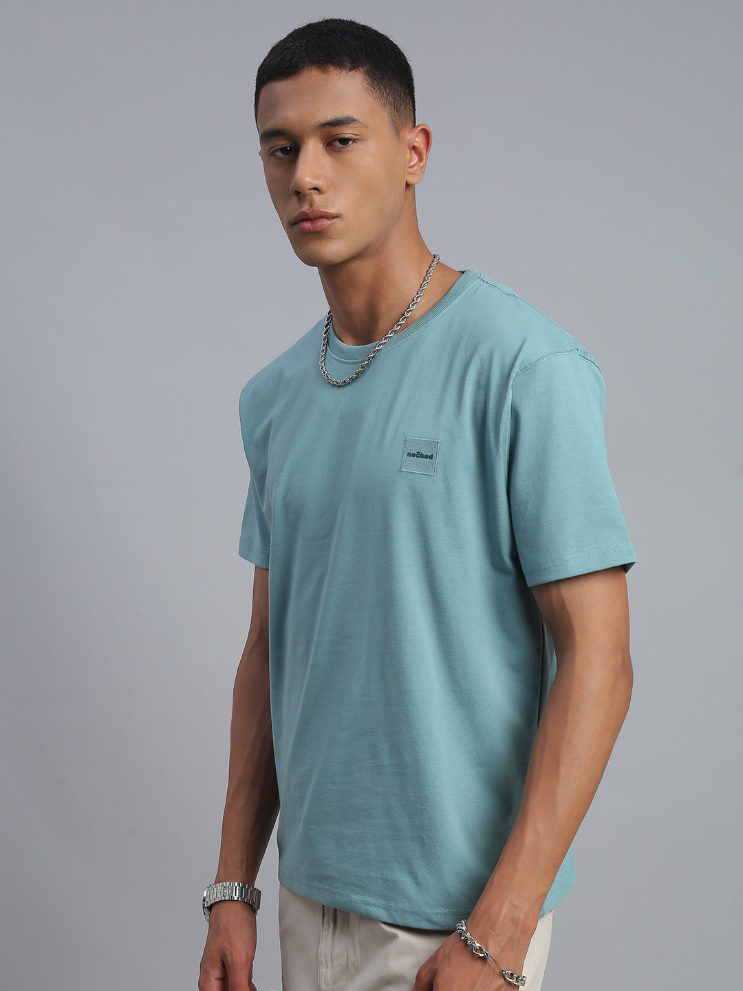 Dusty Mint Polo Cotton T-Shirt