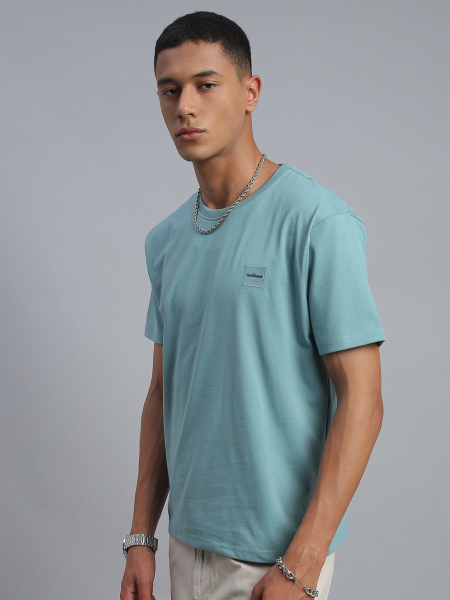 Dusty Mint Polo Cotton T-Shirt