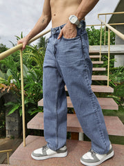 Vintage Blue Loose Fit Jeans