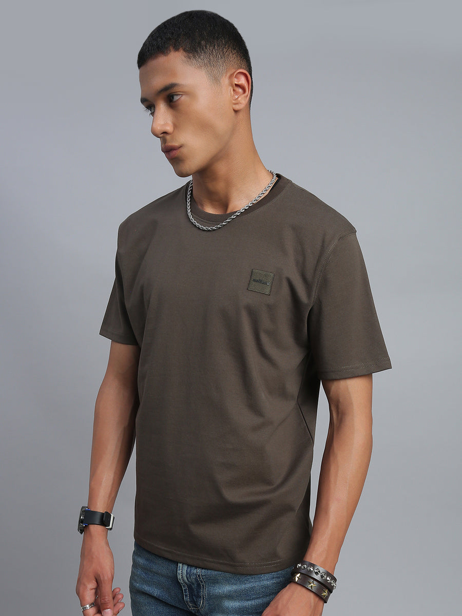 Army Green Polo Cotton T-Shirt