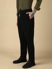 Blue Anti Fit Stretchable Jogger