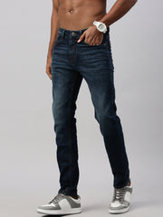 Vintage Mild Blue Slim Fit Stretchable Jeans