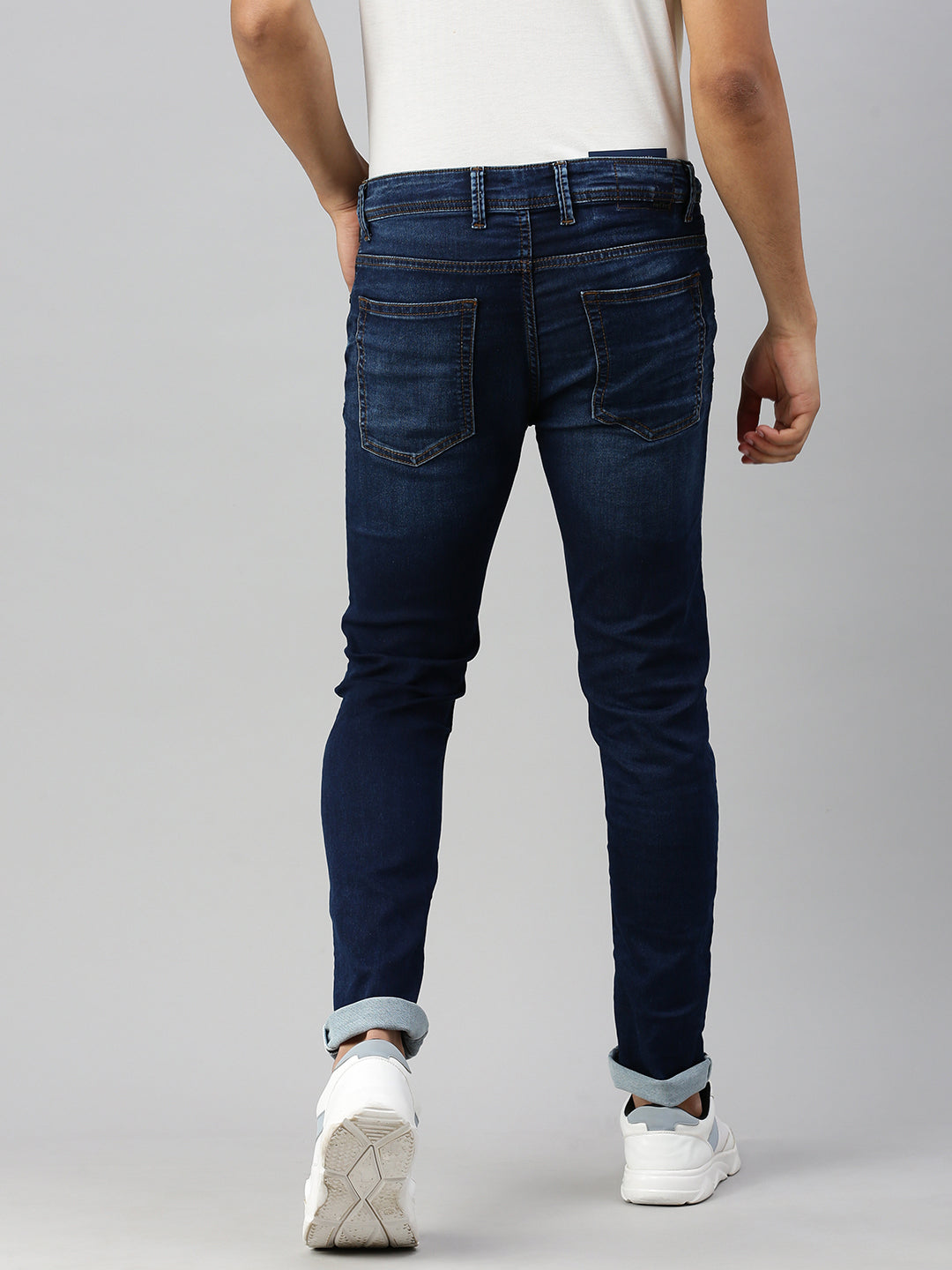 Blue Mild Vintage Slim Fit Stretchable Jeans