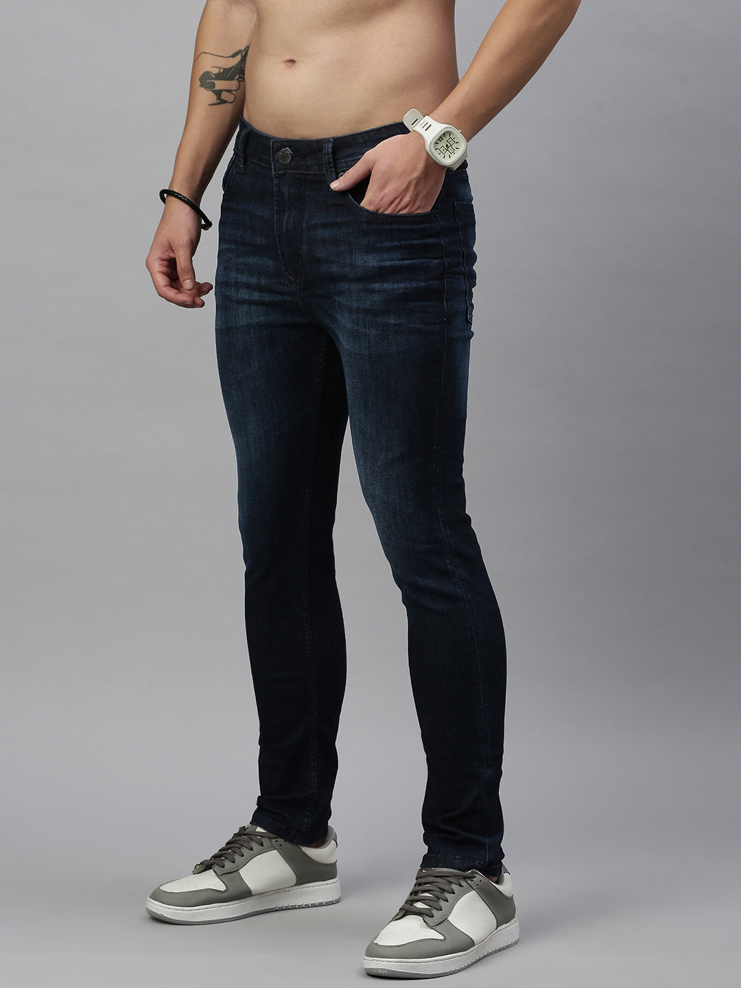 Vintage Blue Skinny Stretchable Jeans
