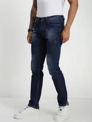 Dark Blue Slim Fit Stretchable Jeans