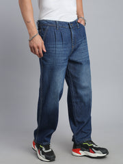 Indigo Blue Straight Fit Jeans