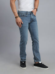 Blue Vintage Comfort Slim Fit Stretchable Jeans