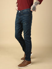 Mild Blue Slim Fit Stretchable Jeans